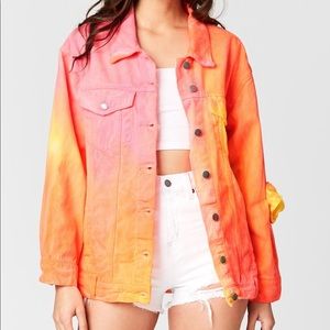 Carmar Denim tie dye denim jacket